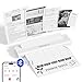 Produktbild MUNBYN Mobiler Drucker Bluetooth Thermodrucker A4 203DPI Inkless Printer Kompatibel mit Android & iOS für Handy & Laptop, Unterstützt 210x297mm A4 Thermopapier, ITP02 Weiß