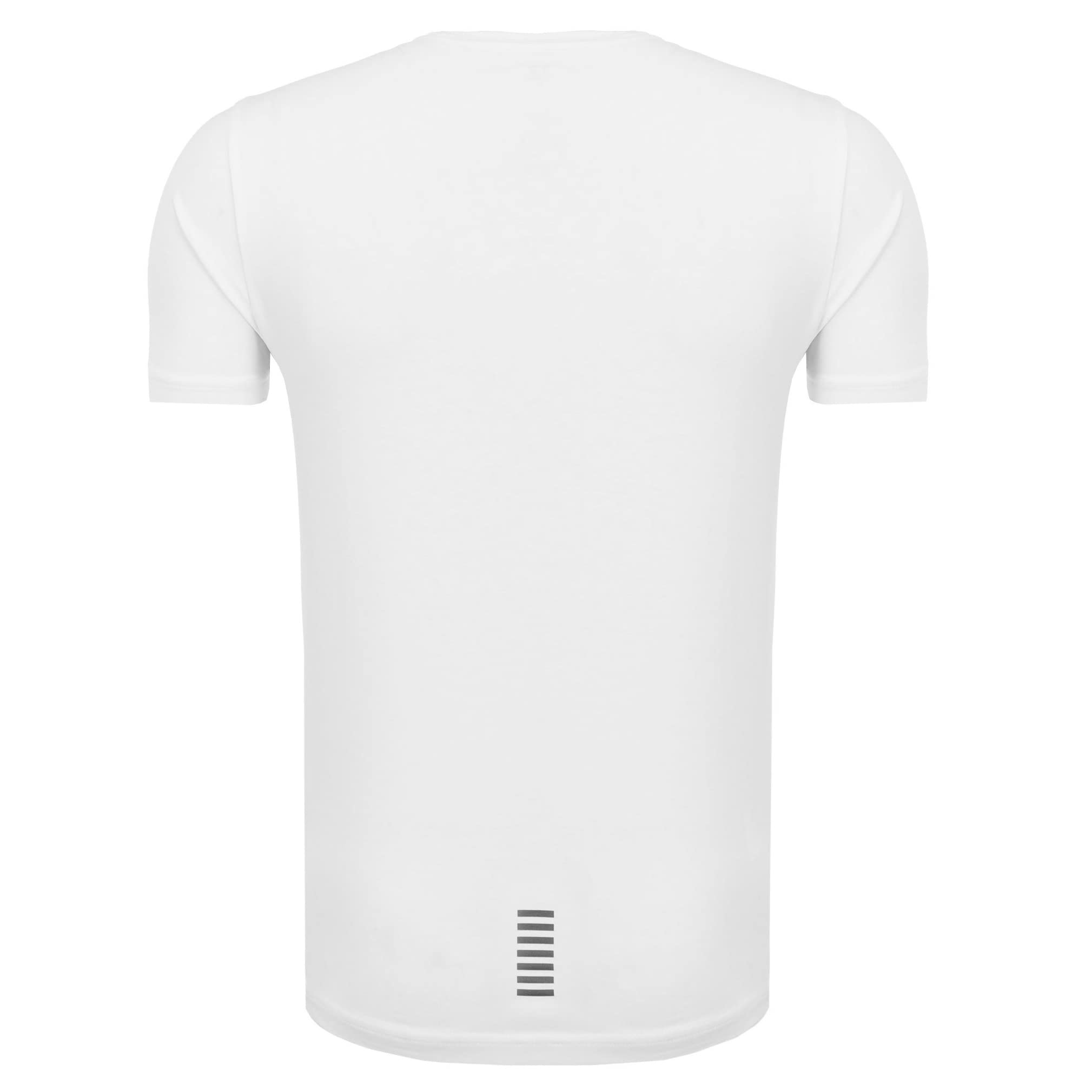 Emporio Armani Maglietta T-Shirt Uomo EA7 3ZPT52 PJ03Z, Manica Corta, Girocollo (L, Bianco)
