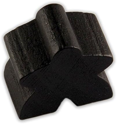 Spiel Pro Standard Meeples - Black (16mm) - 10 pc