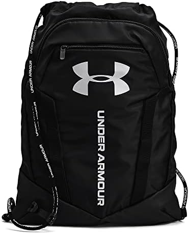 Under Armour Adult Undeniable Sackpack , Black/Black/Metallic Silver
