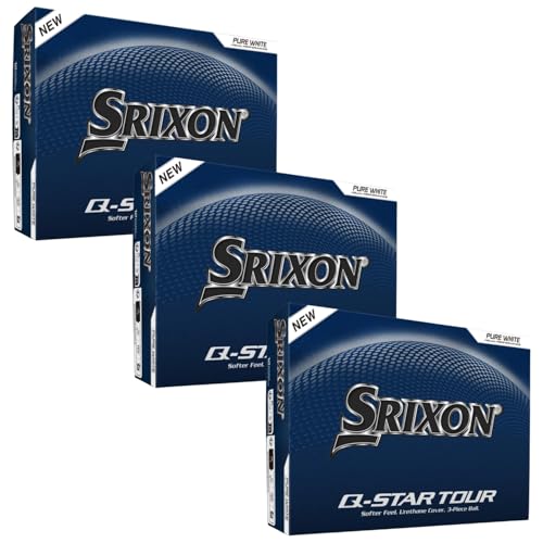 Srixon Q-Star Tour 6 Golf Balls, 36 Pack (White)