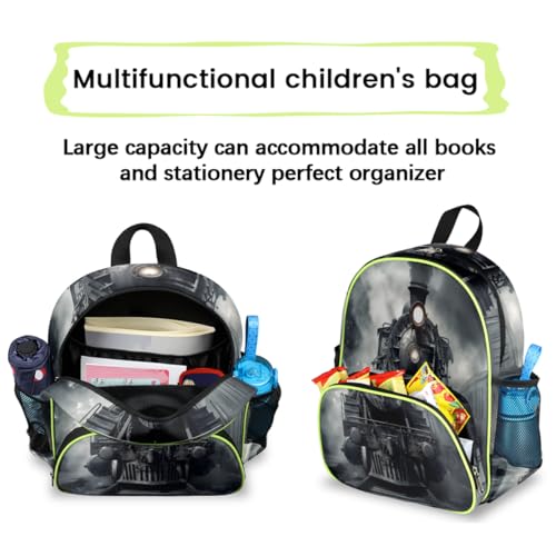 Sac à dos enfants train vintage, cadeau de rentrée idéal - 6