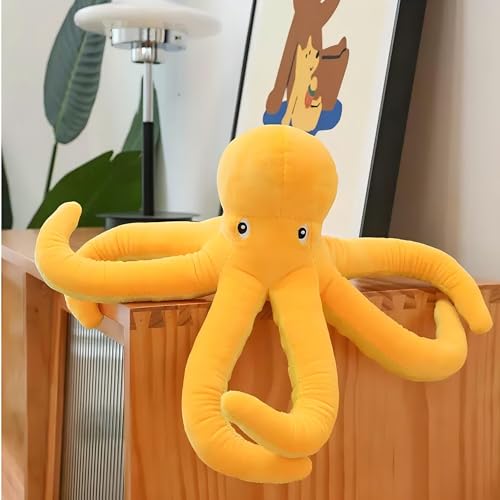 Djungelskog 50cm/20inch Octopus Plush, Octopus Plush Stuffed Animal – Soft Giant Kawaii Octopus Toy for Kids & Adults, Cute Ocean Animal Pillow for Bed, Couch, Birthday Gift (50cm/20inch)