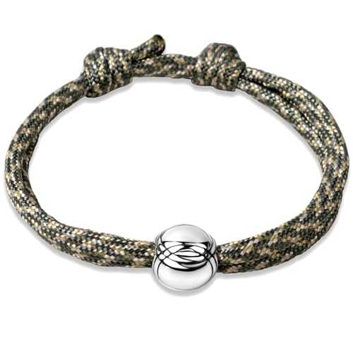 Ernestine - Bracelet pétanque acier inoxydable réglable -...