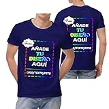 Xenorith Camiseta Personalizadas para Hombre y Mujer – CREA tu Propia Camisetas Personalizado, Camiseta Personalizable con Texto, Logo, Foto, Camisetas Divertidas, Ajuste Unisex Regalos
