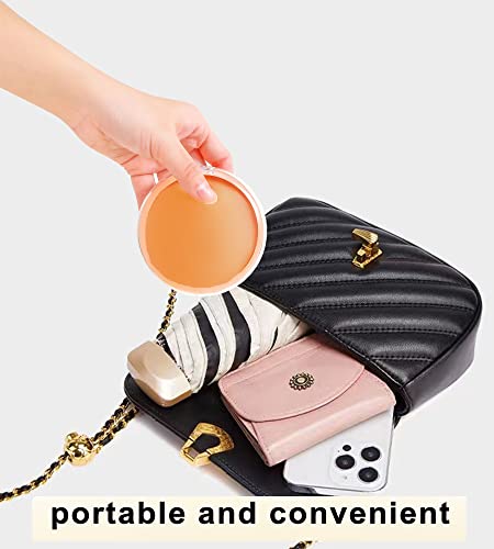 Image of PRETTYWELL Nipple Covers - Waterproof Silicone Nipple Pasties for Women - Reusable Sticky Breast Petals with Case