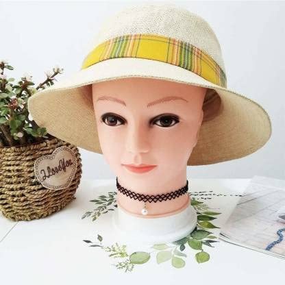 DDJ Creative Female Head Mannequin - Women Head Dummy - Display Stand Hair Wig | Scarf | Cap | Face for Sunglasses | Eye Glasses Holder | Hat Display Model Stand | - 12 Inch Size (Skin Color) 2