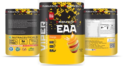 Image of EAA Supplement Muscle Growth | Recovery | 9 Amino Acids Supplement [Orange]