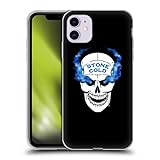 Head Case Designs Officially Licensed WWE Retro Skull Steve Austin Gel Case [Military Grade Protection] Compatible with Apple iPhone 11