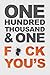 Produktbild F*ck You's (One Hundred Thousand and One, Band 2)