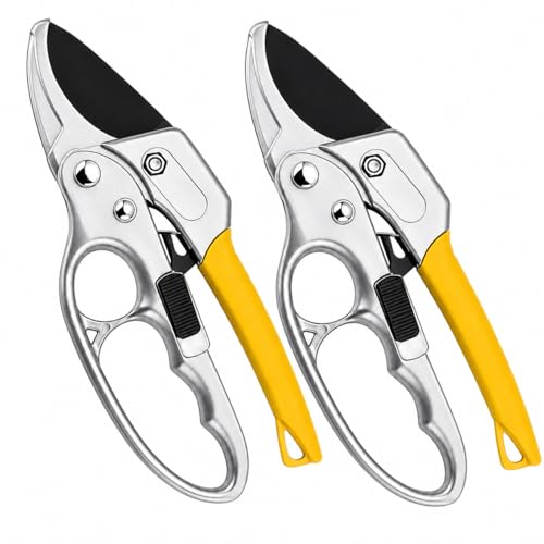 Image of Gardening Scissor Stainless Steel Garden Snip with Safety Lock Garden Shears Sharp Cutter Pruners Scissor for Lawn, Garden & Potted Plants (PACK OF 2)