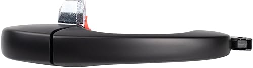 Miniatura 617 de TRQ Manija de la puerta exterior trasera izquierda del lado del conductor negra compatible con Honda Civic 2001-2005