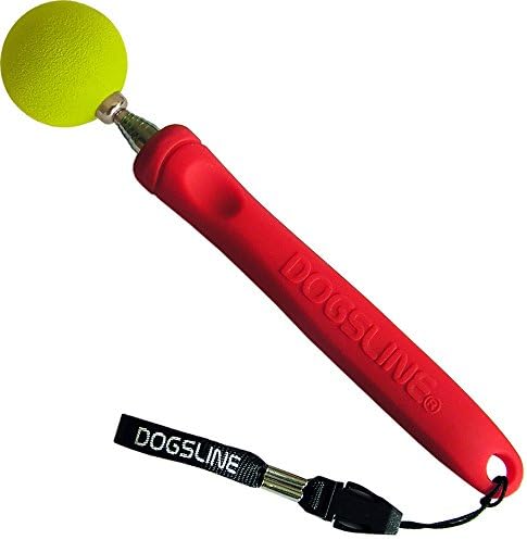 DOGSLINE Target Stick of PET Education, Training for dog cat horse, stainless steel 17-73cm Red, USDL16TS
