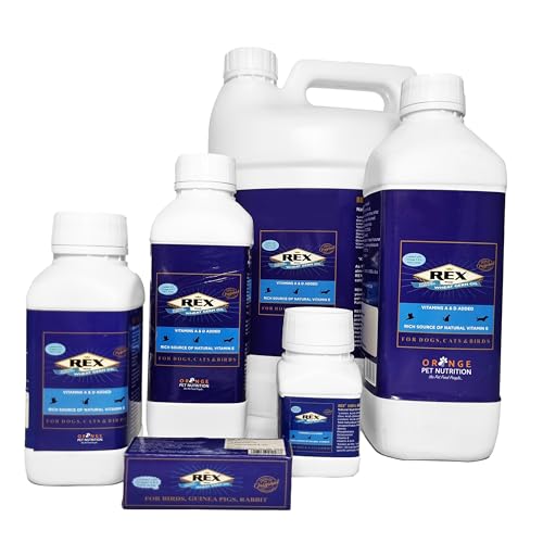 Image of Rex Wheat Germ Oil 5 LTR | Vitamin E & Omega 3,6 | Pet Skin & Coat Care