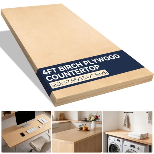 Lakexus 4FT Birch Plywood Countertop