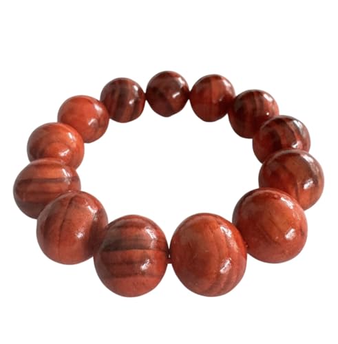 Red Sandalwood Mala Prayer Bracelet, Handmade Natural wood for gifts, Rare wood for gifts, Handmade Dragon Bloodwood Rosary Bracelet
