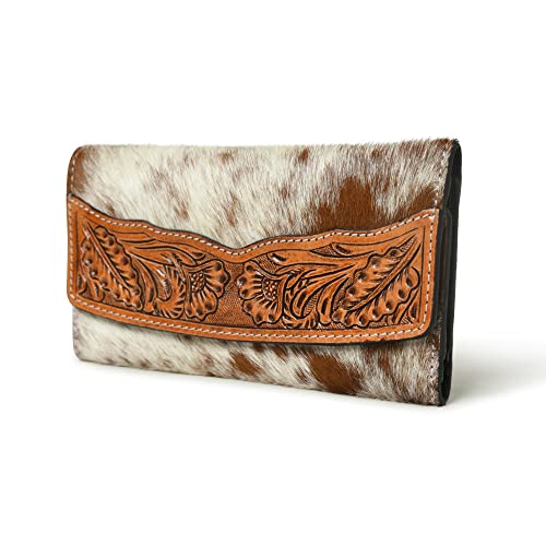 ADYAN Western Leather Small Wallet for Women Multi Credit Card Slots Purse for Ladies Clutch Purses2