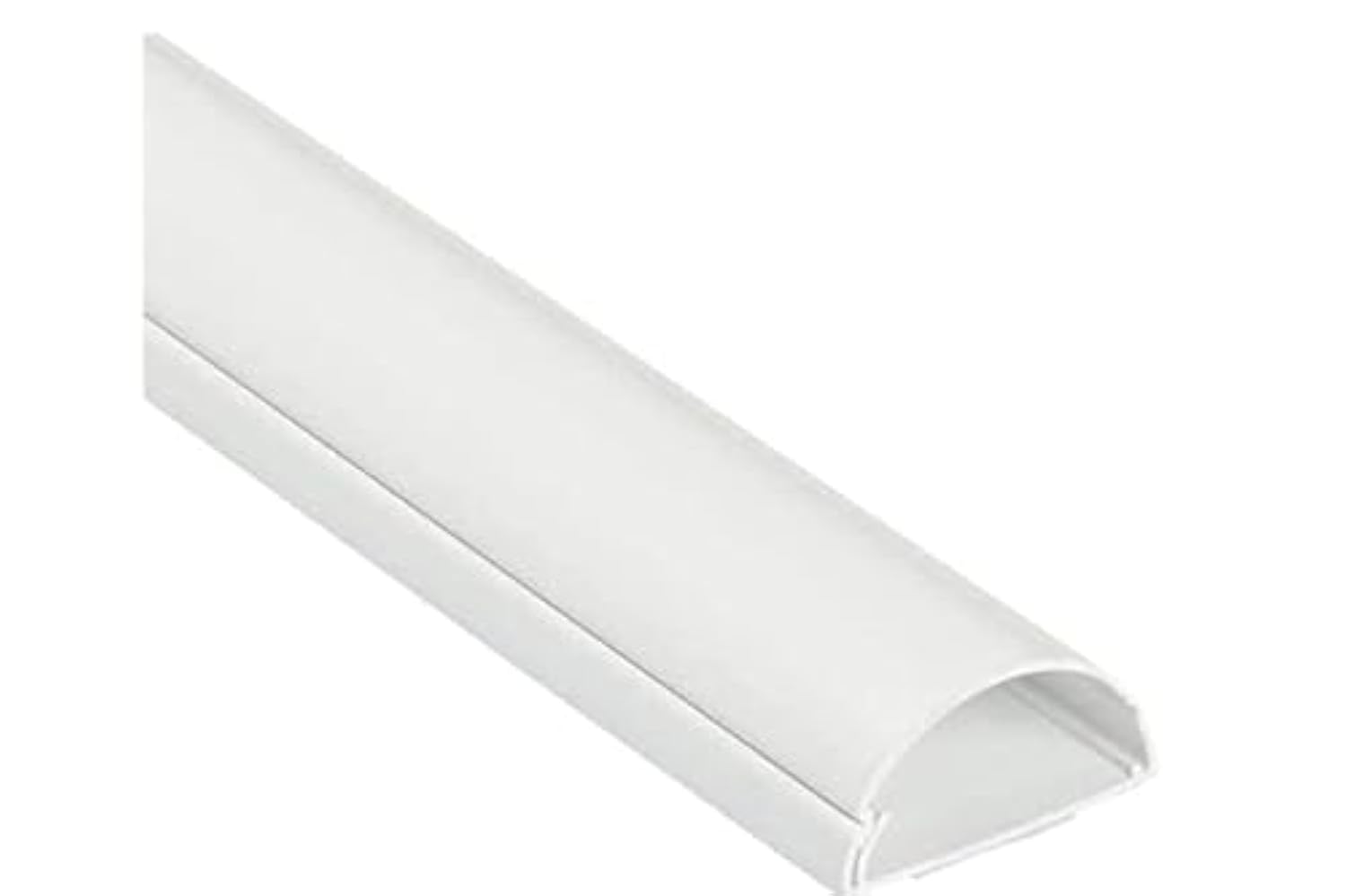 Electrical PVC Floor Trunking with Sticker (White, 25mm x 100mm, 1m)