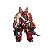 JOYTOY1/18 Action Figure Warhammer 40,000 Blood Angels Captain with Jump Pack Collection Model Birthday Gift