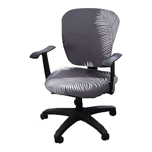 mmcrz Chaise de Bureau Ordinateur Covers, Split Stretchable siège Housse Lavable et Amovible Rotating Chaise Housse de Protection Cover