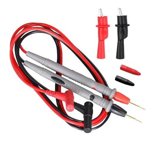 EUZUXU Cable de Prueba Multímetro, Sondas de Prueba, Soporta Hasta 1000V 20A, Cable Digital