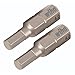 Hex Metric Insert Bit 4.0 x 25mm (2 Bit Pack)