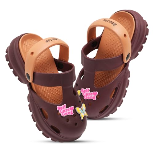 Image of DOCTOR HEALTH SUPER SOFT Stylish and Light Weight & Waterproof Anti Skid Women Clogs with Cushioned Footwear || Comfortable with Adjustable Back Strap Women Clog Everyday Wear