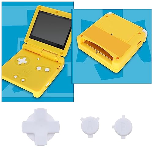 image for eMagTech Set of 23 Button Kit Compatible with Gameboy Advance SP Handh