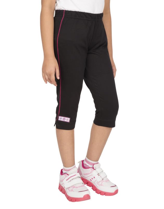 Image of OCEAN RACE 100% Coton Girls Capri Pack of- 2