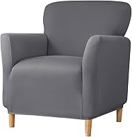 Vista 35 de XMAYODS Funda para silla de club, funda para silla de bañera, fundas suaves y redondas para silla de sofá, fundas de sofá con parte inferior #16