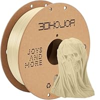 3DHoJor PLA Pro Filament 1.75mm,3D Printer Filament,1kg Cardboard Spool (2.2lbs), Fit Most FDM 3D Printer, Bone White