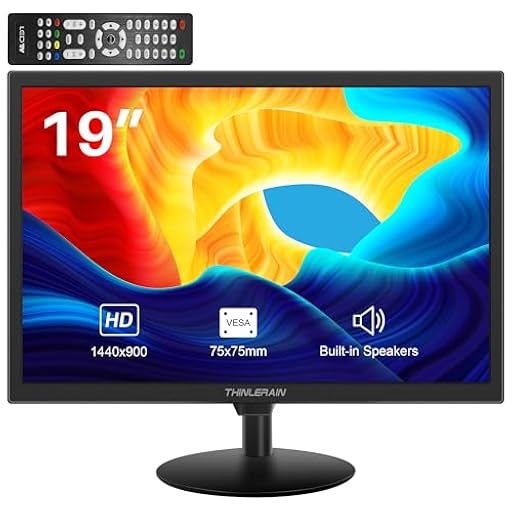 Thinlerain Monitor PC 19 Pulgadas 1440x900 Pantalla LED Monitor con HDMI VGA AV BNC Puertos USB, 60Hz, 5Ms, VESA, Altavoces Integrados, Negro | Ya disponible en tu tienda friki favorita! En mundofriki.es! Thinlerain Monitor PC 19 Pulgadas 1440x900 Pantalla LED Monitor con HDMI VGA AV BNC Puertos USB, 60Hz, 5Ms, VESA, Altavoces Integrados, Negro | Ya disponible en tu tienda friki favorita! En mundofriki.es!