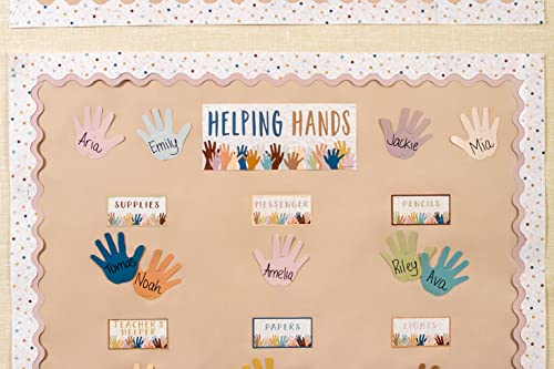 Mini tableau d'affichage Helping Hands pour résoudre le manque de place en classe