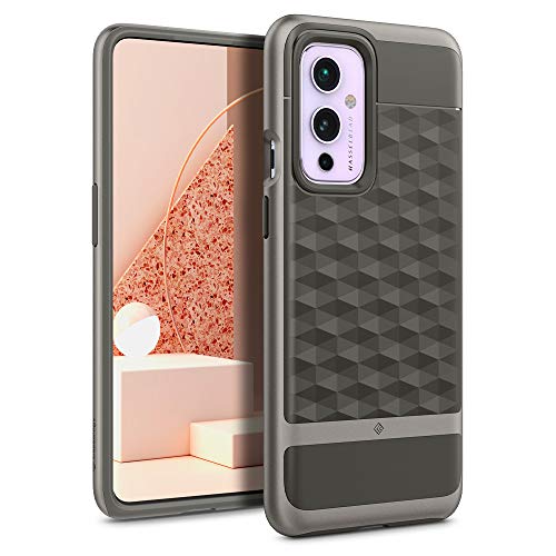 Image of CASEOLOGY by Spigen Parallax for OnePlus OnePlus 9 5G Case, OnePlus 9 5G Back Cover - TPU + Poly Carbonate｜Ash Gray
