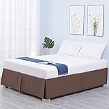 ★ 【Funciones】: La falda de la cama puede evitar el polvo y embellecer el dormitorio y cubre la parte inferior de la cama. Puede ocultar cualquier marco, somier, plataforma, colchón o almacenamiento debajo. Y puede decorar tu dormitorio y evitar que el polvo se acumule debajo de la cama.