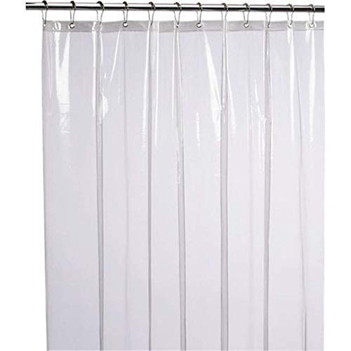 Image of STITCHNEST PVC Transparent AC Curtain | Waterproof Door Curtain | Quick Water Release | Dust & Insect Protection | Energy Saving Cooling Barrier | 7 Feet (Pack of 1)