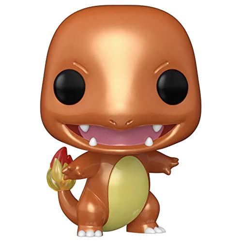 Funko Pop Pokemon: Metallic Salameche - Charmander Metallic # 455 - Summer Convention 2022.