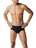 Hanes Men's Cotton Briefs Cool Dri Mid-Rise Sport Styling 5-Pack FreshIQ (Assorted- 5-Pack Briefs, 2XL)