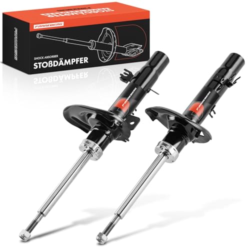 Frankberg 2x Shock Absorber Strut Front Left Right 517mm Gas pressure Compatible with C4 Cactus C3 II SC Replace# 5208F8, 339802