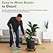 2 Packs Metal Plant Caddy with Wheels 13” Heavy-duty Wrought Iron Rolling Plant Stands with Casters Indoor and Outdoor Plant Pot Roller Base Plant Saucer Movers Black, Strong Load Capacity