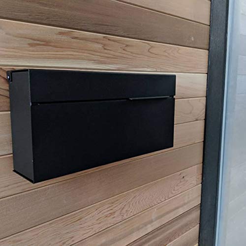 Vsons Modern Design Mailbox, Black Powder Coated, Wall-Mount Mailbox Vsons Design Louis B… #TOP6