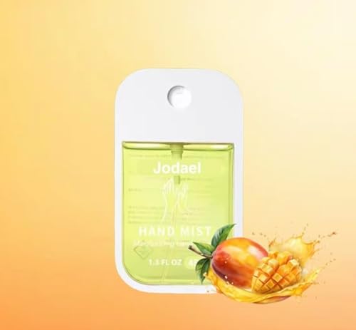 Mist Hydrating Hand Sanitizer Spray for Adults, 500-Sprays each, Multi-flavor, Cleanses Your Hands Travel Size-The best choice for travel (Mango)