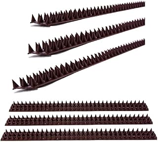 10 Piece Anti Climb Fence Wall Spikes Burglars Cats Birds Repellent Deterrent, 5 Meters