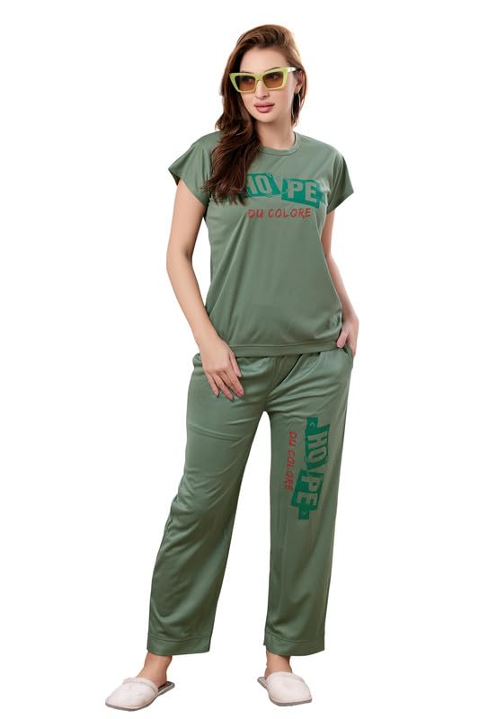 Women's Trendy Nightsuit Sets Green-picture-39
