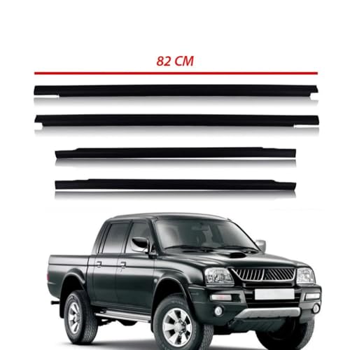 Joints étanchéité vitres Mitsubishi L200 résout fuites et sifflements 4pc