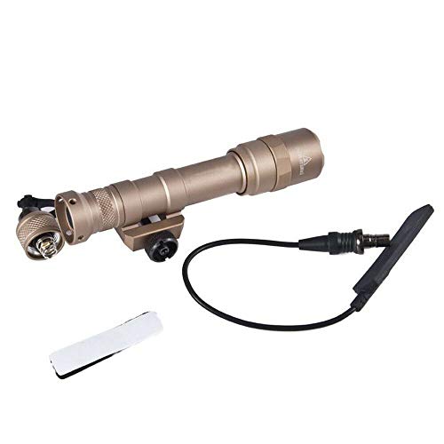 FARMSOLDIER Tactical LED Mini Scout Flashlight Torch, Single Mode Weapon Light with Pressure
