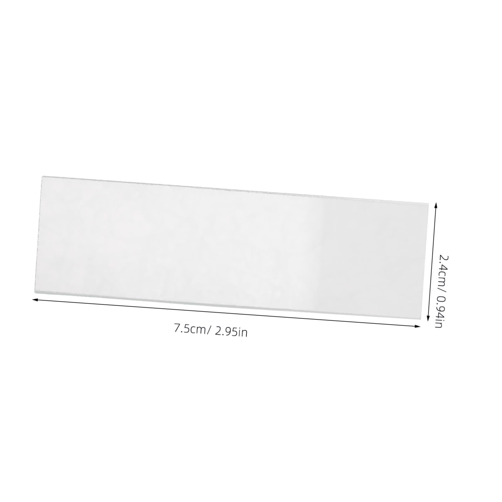 SOLUSTRE 50pcs Microscope Slide Laboratory Glass Slides Microscopic Slides Microscope Accessories Glass Slides for Microscope Microscopy Slides Laboratory Slides Experiment Slides