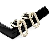 Large applicabilité : Les boucles d'oreilles pendantes étincelantes sont parfaites pour toutes les occasions à porter : vie quotidienne, fête, mariage, fiançailles ou toute autre occasion spéciale
