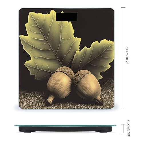Báscula digital de baño Two Acorns alta precisión miniatura 2