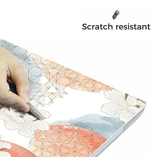 Newplenty Laptop Skin Sticker,13.3 14 15 15.4 15.6 Inch Laptop Skins,Universal Vinyl Decal,Dustproof Scratch Resistant Reusable Cover Protector With Free 2 Wrist Pads (Flower 3) #TOP2